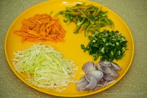 Vegetable Spring Rolls Ingredients