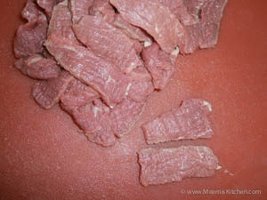 Crispy Beef Strips in Oats Crumb