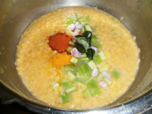 Padavalanga Parippu Curry (Snake Gourd with Lentils)