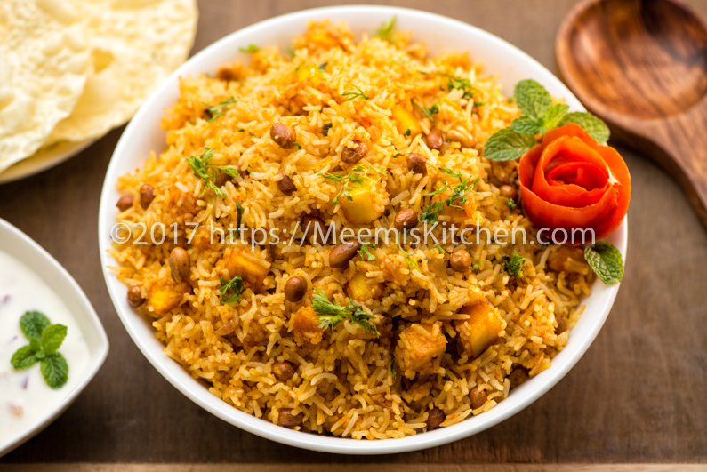 Tomoto Pulao With Paneer