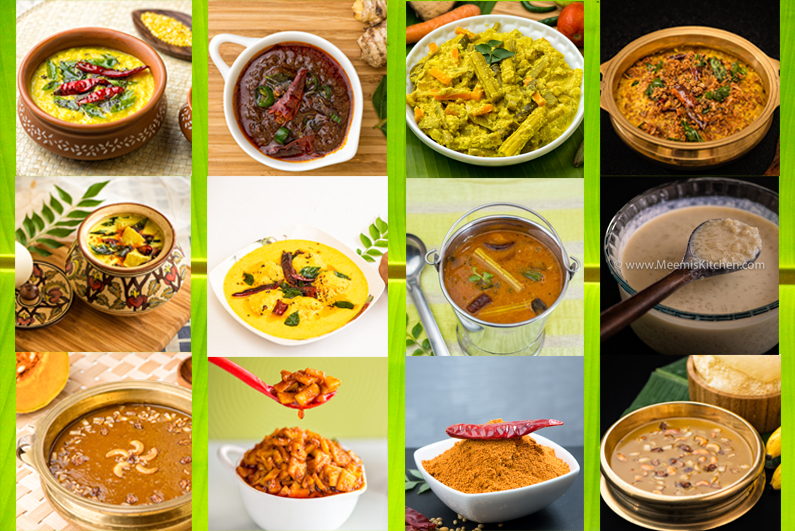 Sadhya recipes / Kerala Sadya recipes