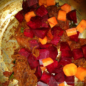 Beef And Beetroot Curry