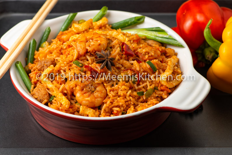 Spicy Fried Rice / Spicy Chicken and Prawn Fried Rice