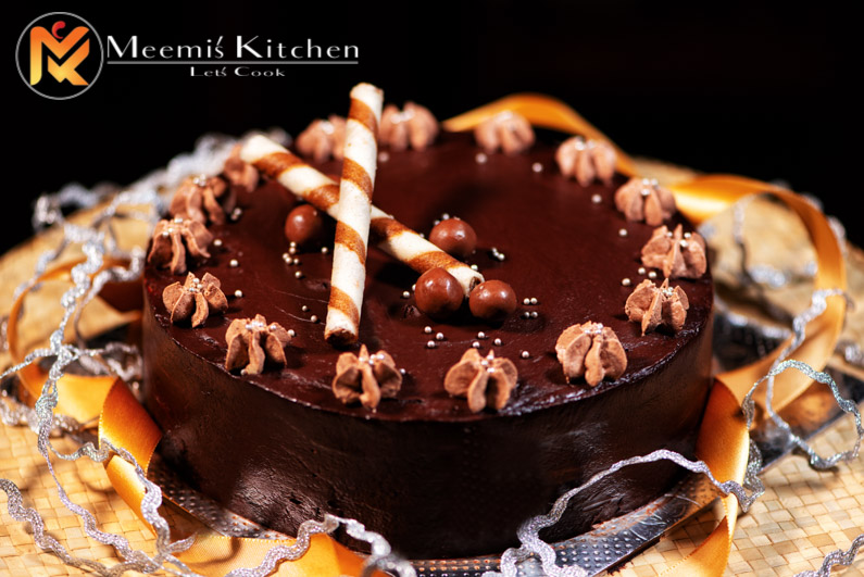 Chocolate Truffle Cake/ Dark Chocolate Truffle recipe
